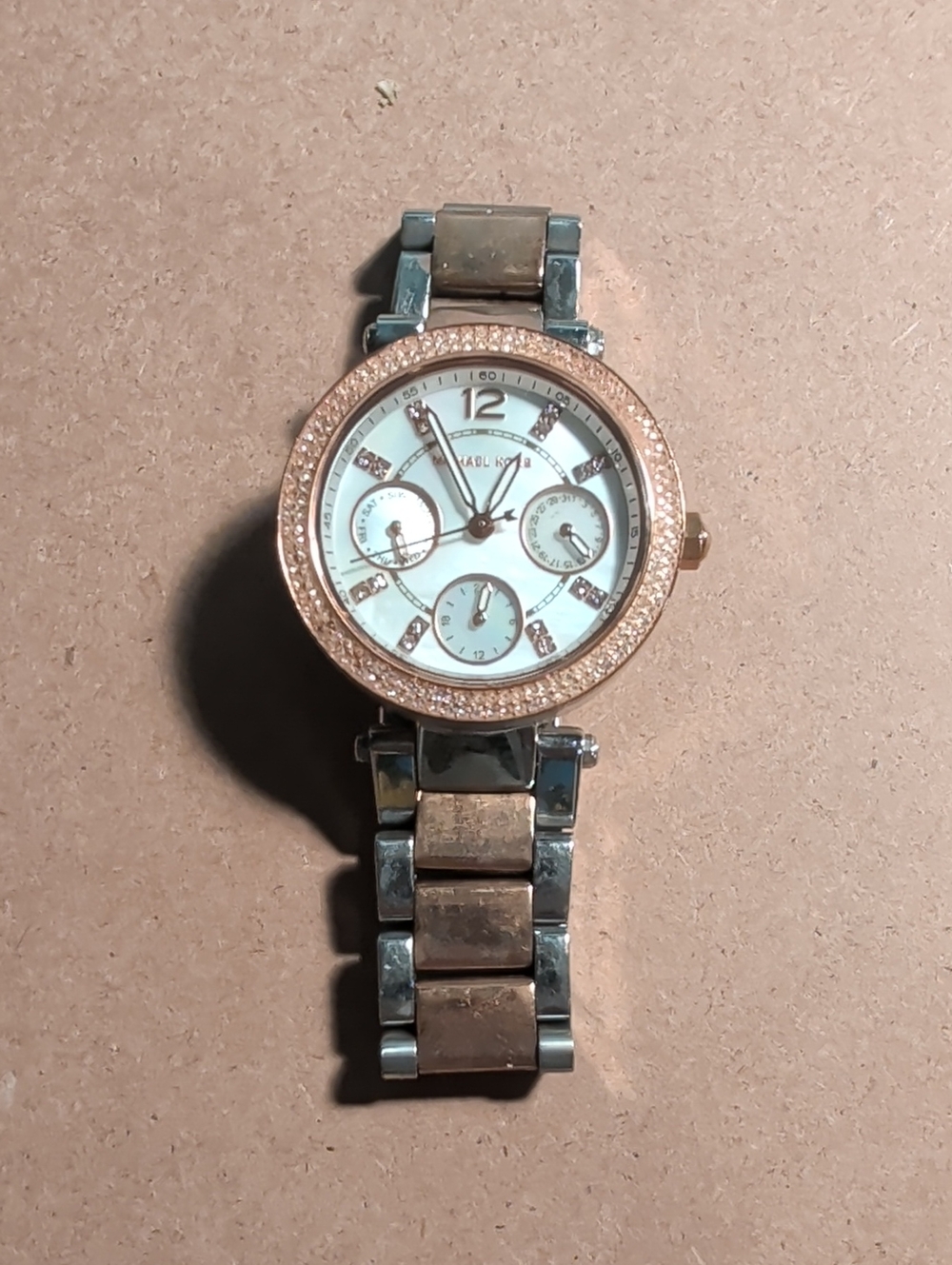 Rose Gold and Silver Women's Fashion Watch - Unknown Brand